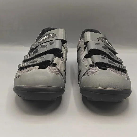 EUC Shimano SPD Men's Gray Cycling Mountain Bike Shoes US Sz 8.5 EUR 42 M-1206G - Picture 2 of 11